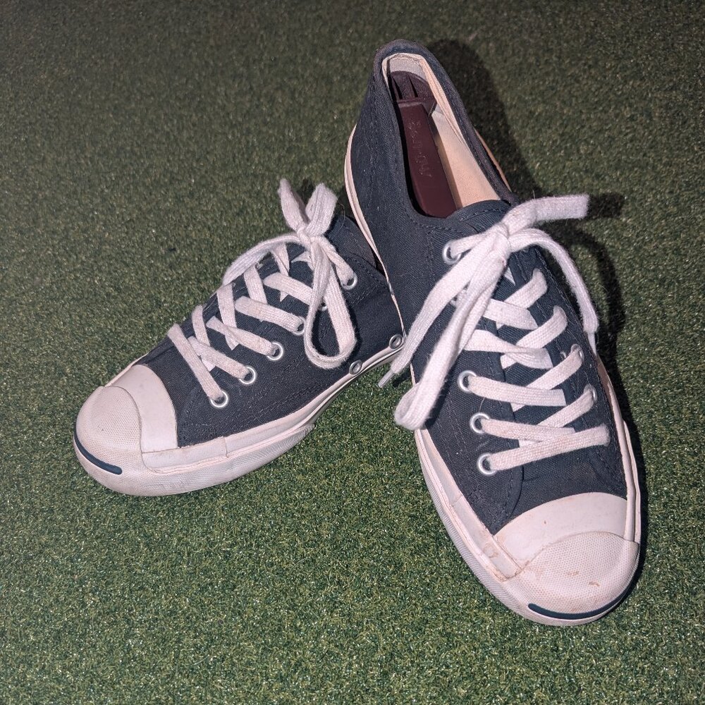 Black Converse Jack Purcell Canvas USM 7 | USW 8.5